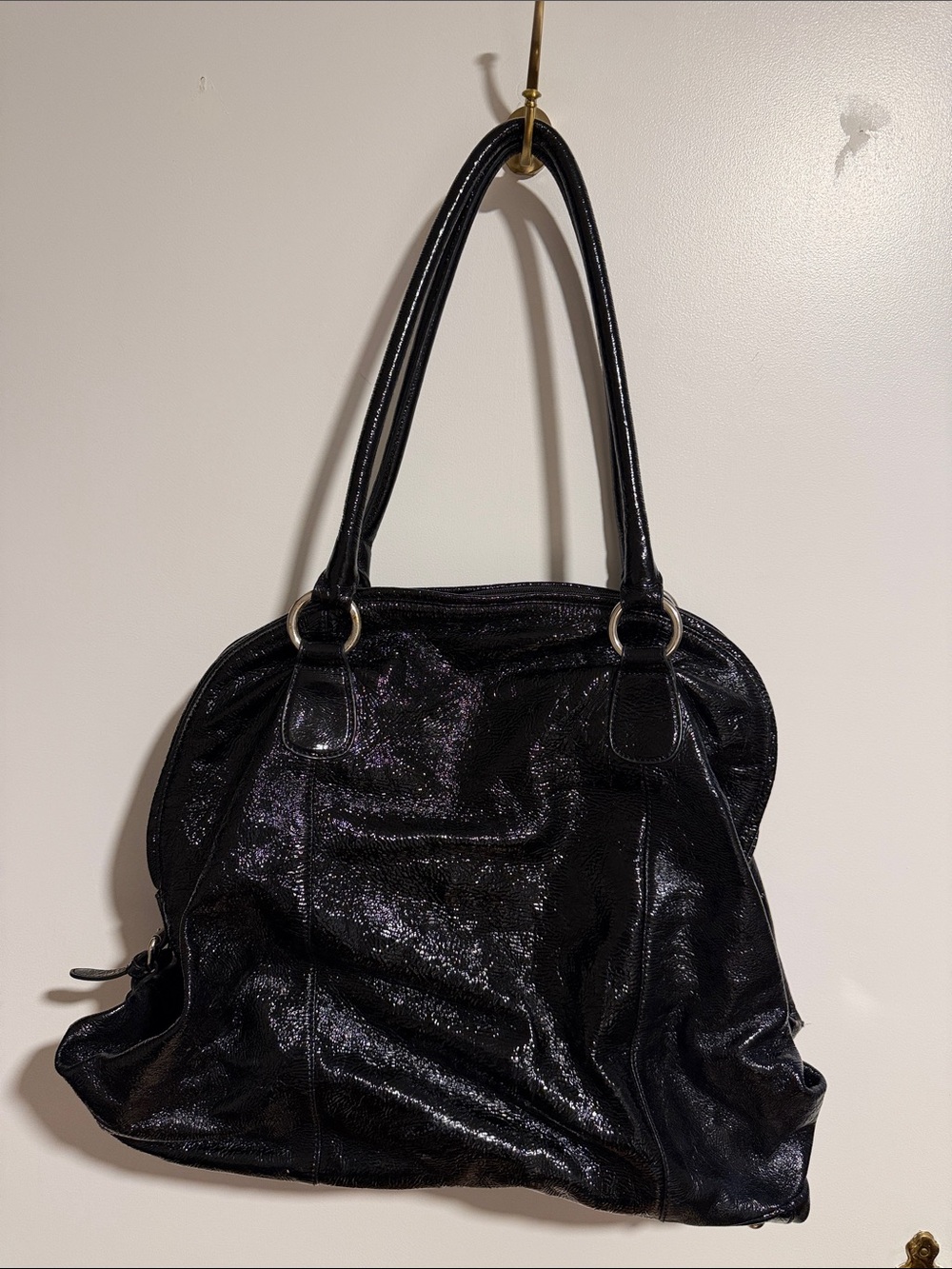 HOBO Black Leather Shoulder Bag